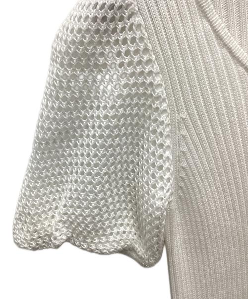 BURBERRY BLUE LABEL（バーバリー ブルー レーベル）BURBERRY BLUE LABEL (バーバリーロンドンブルーレーベル) ニットワンピース ホワイト サイズ:SIZE38の古着・服飾アイテム