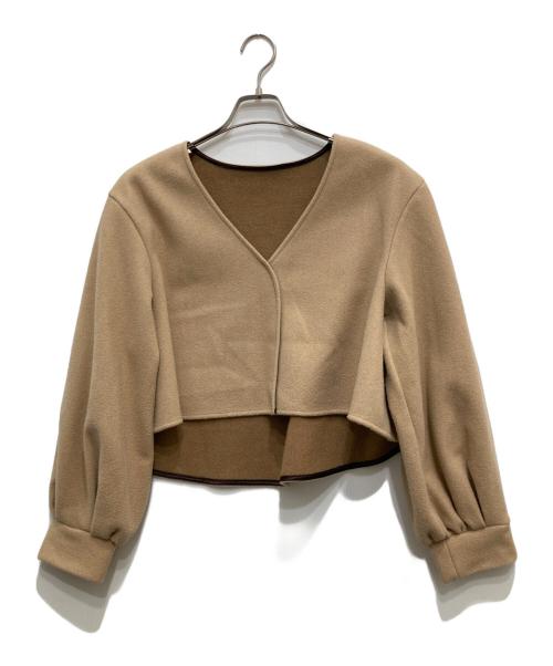 maison de dolce（メゾンドドルチェ）maison de dolce (メゾンドドルチェ) パイピングPO ベージュ サイズ:Freeの古着・服飾アイテム