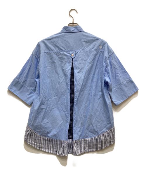 KAWATANI SHIRT（カワタニシャツ）KAWATANI SHIRT (カワタニシャツ) パッチワークシャツ スカイブルー サイズ:Mの古着・服飾アイテム