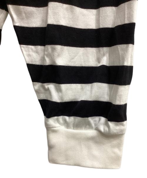 Graphpaper（グラフペーパー）Graphpaper (グラフペーパー) Border L/S Pocket Tee ブラック×ホワイト サイズ:1の古着・服飾アイテム