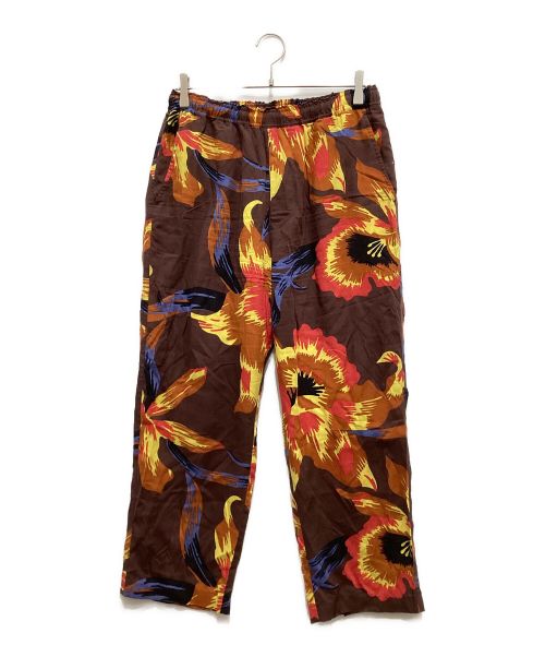 NOMA t.d.（ノーマティーディー）NOMA t.d. (ノーマティーディー) 総柄パンツ ブラウン サイズ:2の古着・服飾アイテム