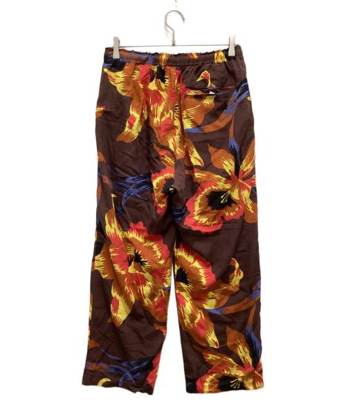 NOMA t.d.（ノーマティーディー）NOMA t.d. (ノーマティーディー) 総柄パンツ ブラウン サイズ:2の古着・服飾アイテム