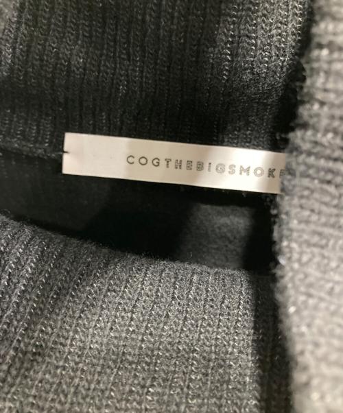 COGTHEBIGSMOKE（コグザビッグスモーク）COGTHEBIGSMOKE (コグザビッグスモーク) GISELLE ROLLNECK GILLETニットベスト/ジゼル ローネック  ジレット ニットベスト ブラック サイズ:Fの古着・服飾アイテム