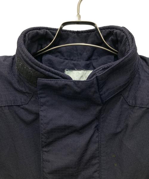 NO BRAND（ノーブランド）NO BRAND (ノーブランド) ヴィンテージフャイヤーマンジャケット ブラック×イエロー サイズ:不明(実寸をご確認ください)の古着・服飾アイテム