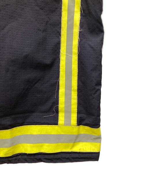 NO BRAND（ノーブランド）NO BRAND (ノーブランド) ヴィンテージフャイヤーマンジャケット ブラック×イエロー サイズ:不明(実寸をご確認ください)の古着・服飾アイテム