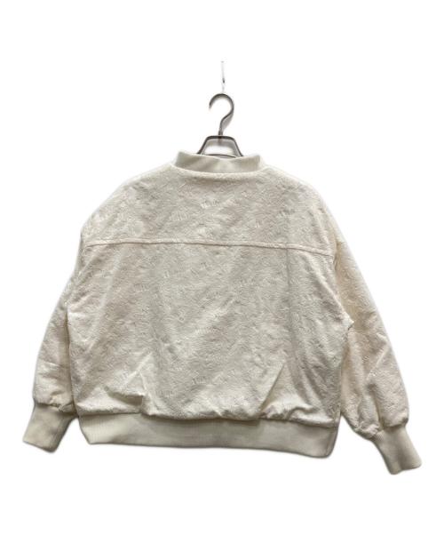 Q.anos（キュアノス）Q.anos (キュアノス) リバーシブルブルゾン アイボリー サイズ:FREEの古着・服飾アイテム