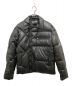 JUST CAVALLI（ジャストカヴァリ）の古着「ロゴパッチアシメダウンジャケット」｜ブラック
