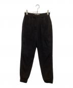 ETRE TOKYOエトレトウキョウ）の古着「ノンウールツィードジョガーパンツ」｜ブラック