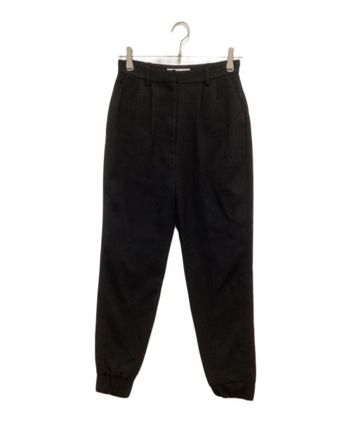 ETRE TOKYO（エトレトウキョウ）ETRE TOKYO (エトレトウキョウ) ノンウールツィードジョガーパンツ ブラック サイズ:Sの古着・服飾アイテム