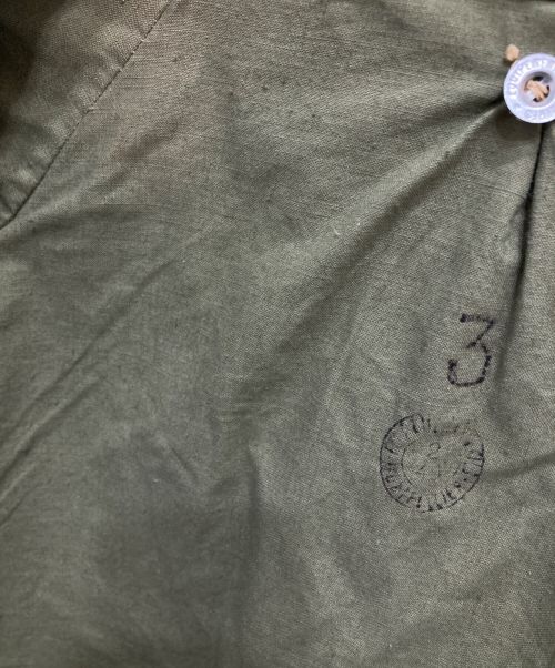 French Army（フランス軍）French Army (フランス軍) M-35ヴィンテージモーターサイクルコート オリーブ サイズ:表記無しの古着・服飾アイテム