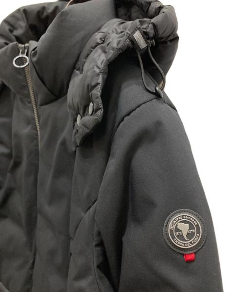 CAPEHORN（ケープホーン）CAPEHORN (ケープホーン) ダウンコート ブラック サイズ:44の古着・服飾アイテム