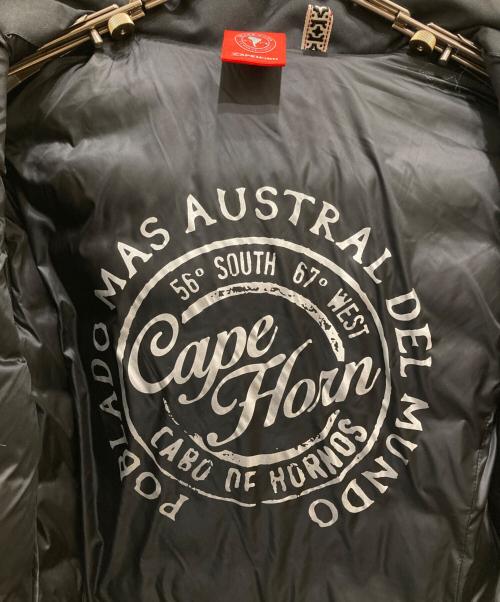 CAPEHORN（ケープホーン）CAPEHORN (ケープホーン) ダウンコート ブラック サイズ:44の古着・服飾アイテム