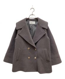 JILL BY JILLSTUART（ジル バイ ジルスチュアート）の古着「ウールカルゼPコート」｜ベージュ