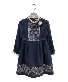 こどもビームス（コドモビームス）の古着「セレモニーワンピース」｜ネイビー