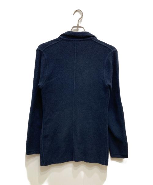LARDINI（ラルディーニ）LARDINI (ラルディーニ) パイルニットテーラードジャケット ネイビー サイズ:XXSの古着・服飾アイテム