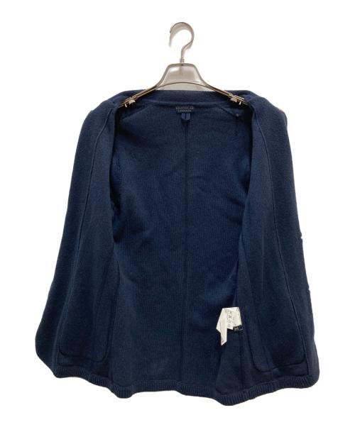 LARDINI（ラルディーニ）LARDINI (ラルディーニ) パイルニットテーラードジャケット ネイビー サイズ:XXSの古着・服飾アイテム