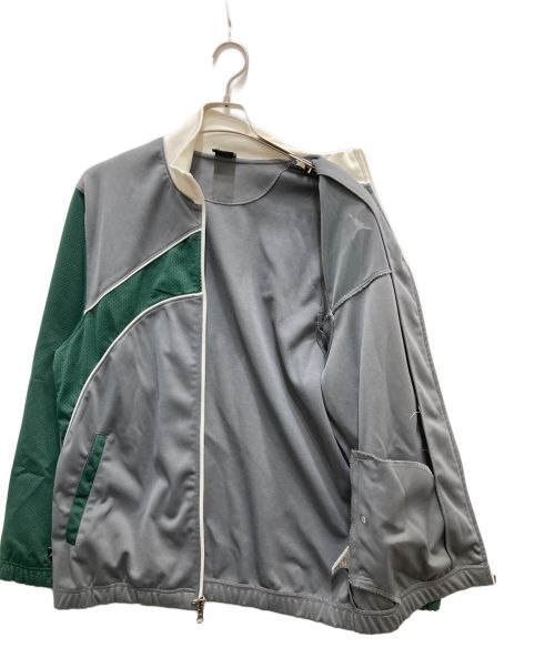 JODAN（ジョダン）JODAN (ジョダン) トラックジャケット グレー×グリーン サイズ:Sの古着・服飾アイテム