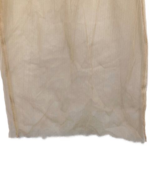 6(ROKU) BEAUTY&YOUTH（ロク ビューティーアンドユース）6(ROKU) BEAUTY&YOUTH (ロク ビューティーアンドユース) ナイロン チュール パンツ ベージュ サイズ:表記無し(実寸サイズをご参照下さい)の古着・服飾アイテム