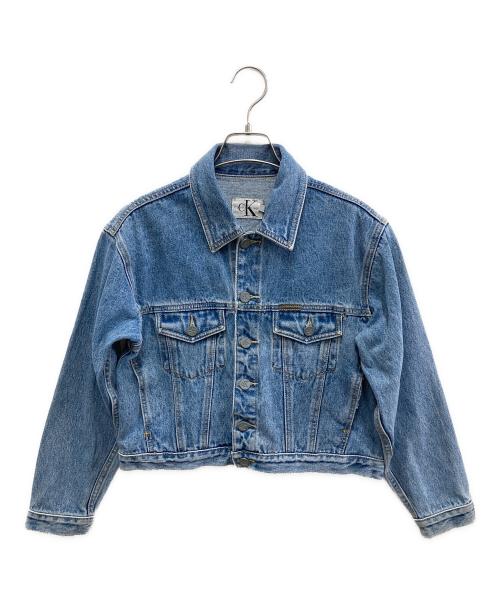 Calvin Klein Jeans（カルバンクラインジーンズ）Calvin Klein Jeans (カルバンクラインジーンズ) デニムジャケット インディゴ サイズ:Sの古着・服飾アイテム