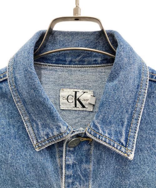 Calvin Klein Jeans（カルバンクラインジーンズ）Calvin Klein Jeans (カルバンクラインジーンズ) デニムジャケット インディゴ サイズ:Sの古着・服飾アイテム