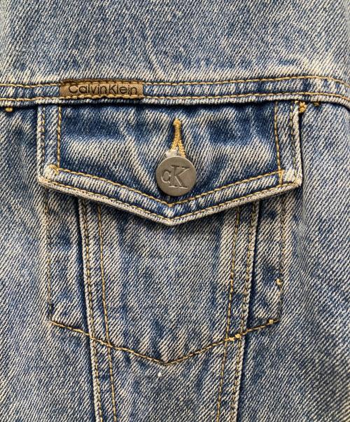 Calvin Klein Jeans（カルバンクラインジーンズ）Calvin Klein Jeans (カルバンクラインジーンズ) デニムジャケット インディゴ サイズ:Sの古着・服飾アイテム
