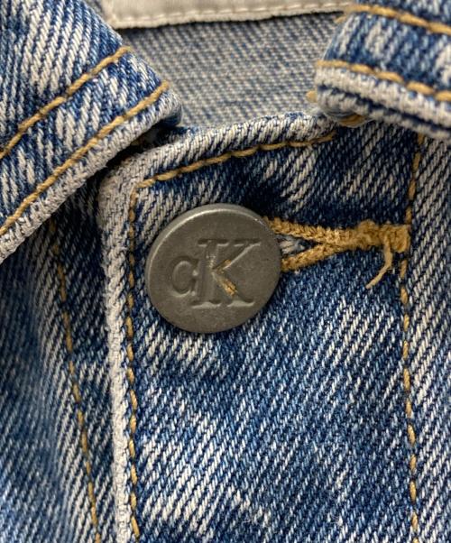 Calvin Klein Jeans（カルバンクラインジーンズ）Calvin Klein Jeans (カルバンクラインジーンズ) デニムジャケット インディゴ サイズ:Sの古着・服飾アイテム