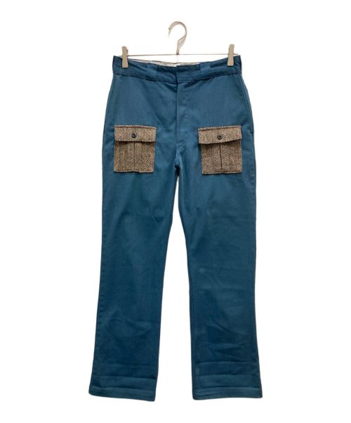 Dickies（ディッキーズ）Dickies (ディッキーズ) ヴィンテージツイードポケットワークパンツ ネイビー サイズ:表記無しの古着・服飾アイテム