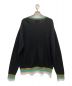 AWAKE (アウェイク) STRIPED MOHAIR SLEEVE CARDIGAN ブラック サイズ:XL：9000円