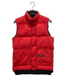 CANADA GOOSE（カナダグース）の古着「FREESTYLE/フリースタイル ダウンベスト」｜レッド