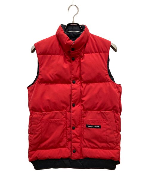 CANADA GOOSE（カナダグース）CANADA GOOSE (カナダグース) ダウンベスト レッド サイズ:XSの古着・服飾アイテム