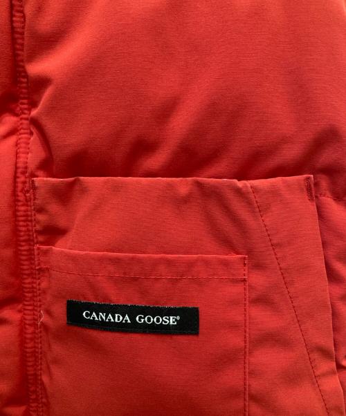CANADA GOOSE（カナダグース）CANADA GOOSE (カナダグース) ダウンベスト レッド サイズ:XSの古着・服飾アイテム