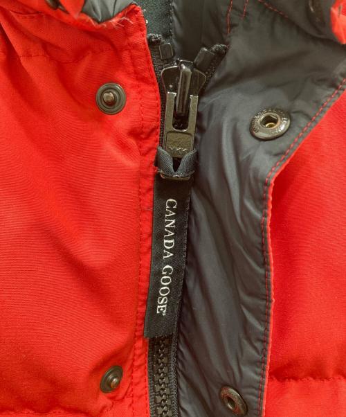 CANADA GOOSE（カナダグース）CANADA GOOSE (カナダグース) ダウンベスト レッド サイズ:XSの古着・服飾アイテム