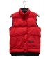 CANADA GOOSE（カナダグース）の古着「ダウンベスト」｜レッド