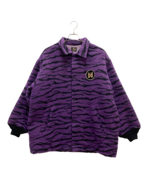 Needles（ニードルズ）Needles (ニードルズ) COACH JACKET/コーチジャケット パープル×ブラック サイズ:Lの古着・服飾アイテム