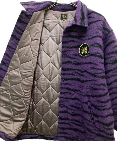 Needles（ニードルズ）Needles (ニードルズ) COACH JACKET/コーチジャケット パープル×ブラック サイズ:Lの古着・服飾アイテム