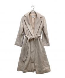 CELFORD（セルフォード）の古着「シャギーロングコート」｜アイボリー