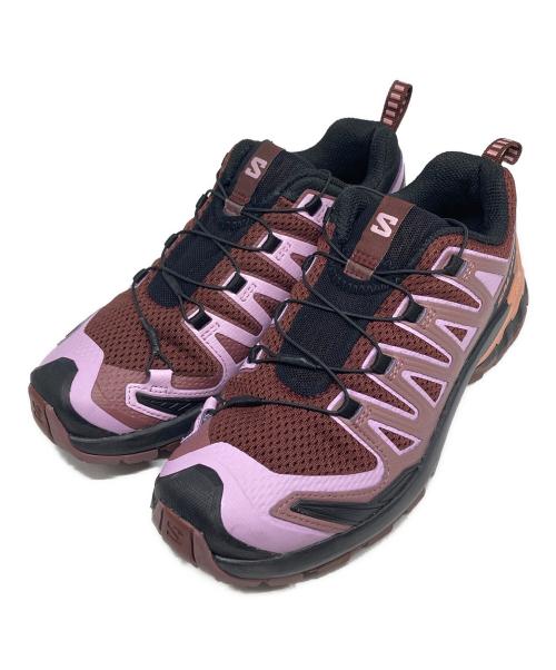 SALOMON（サロモン）SALOMON (サロモン) XA PRO 3D V9 W/XA プロ 3D V9 ウィメンズ ピンク×ブラック サイズ:23の古着・服飾アイテム