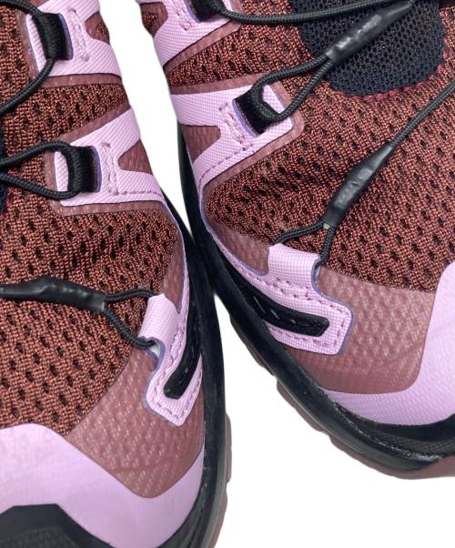 SALOMON（サロモン）SALOMON (サロモン) XA PRO 3D V9 W/XA プロ 3D V9 ウィメンズ ピンク×ブラック サイズ:23の古着・服飾アイテム