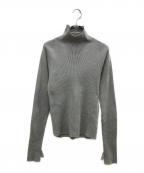 ETRE TOKYOエトレトウキョウ）の古着「ホールガーメントタートルニットプルオーバー」｜グレー