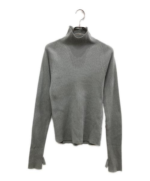 ETRE TOKYO（エトレトウキョウ）ETRE TOKYO (エトレトウキョウ) ホールガーメントタートルニットプルオーバー グレー サイズ:Fの古着・服飾アイテム