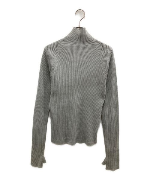 ETRE TOKYO（エトレトウキョウ）ETRE TOKYO (エトレトウキョウ) ホールガーメントタートルニットプルオーバー グレー サイズ:Fの古着・服飾アイテム