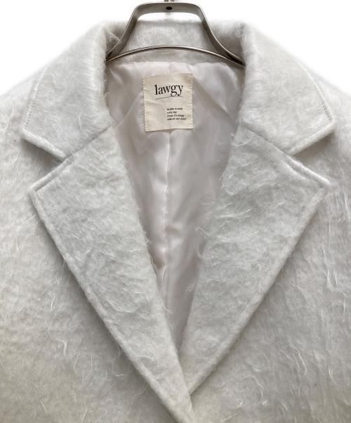1awgy（ラウジー）1awgy (ラウジー) シャギーーウールジャケット ホワイト サイズ:Fの古着・服飾アイテム