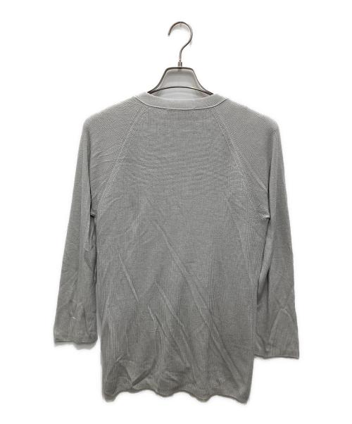 Cruciani（クルチアーニ）Cruciani (クルチアーニ) カシミヤ混アンサンブルVネックカーディガン グレー サイズ:38の古着・服飾アイテム