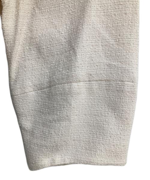 PISANO（ピサーノ）PISANO (ピサーノ) 金釦ツイードジャケット アイボリー サイズ:LL 未使用品の古着・服飾アイテム