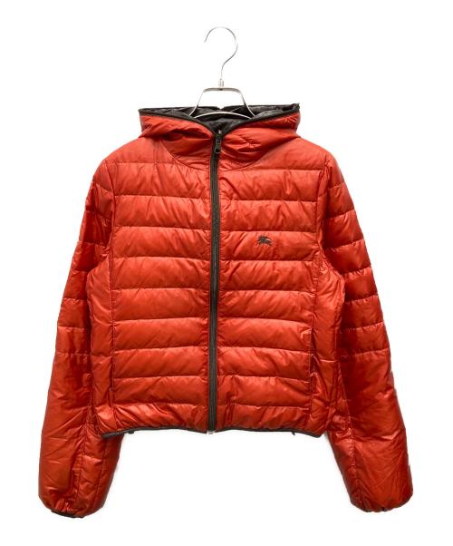 BURBERRY BLUE LABEL（バーバリーロンドンブルーレーベル）BURBERRY BLUE LABEL (バーバリーロンドンブルーレーベル) ダウンジャケット オレンジ サイズ:38の古着・服飾アイテム