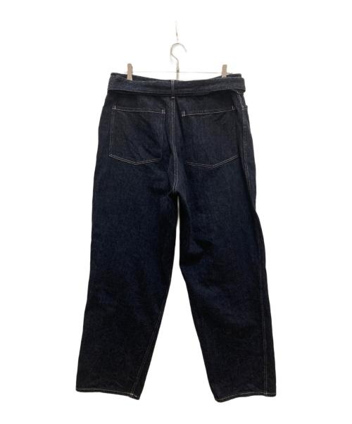 COMOLI（コモリ）COMOLI (コモリ) デニムベルテッドパンツ インディゴ サイズ:3の古着・服飾アイテム