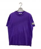 Acne studiosアクネ ストゥディオス）の古着「Logo-label T-shirts」｜パープル