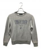 UNDERCOVERアンダーカバー）の古着「ロゴプリントスウェット」｜グレー