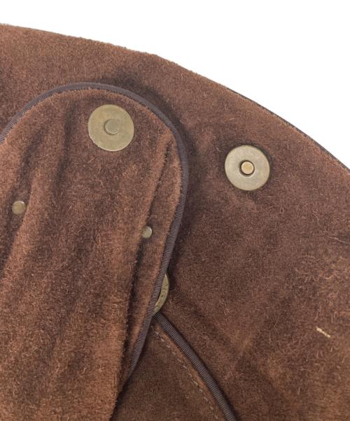 DOLCE & GABBANA（ドルチェ＆ガッバーナ）DOLCE & GABBANA (ドルチェ＆ガッバーナ) スエードワンショルダーバッグ ブラウンの古着・服飾アイテム