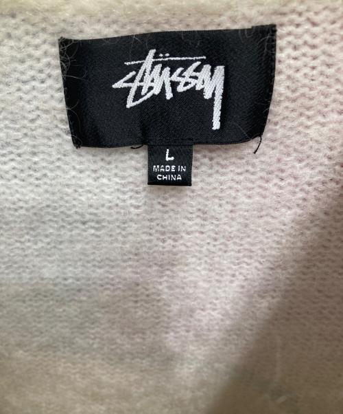 stussy（ステューシー）stussy (ステューシー) goldie 総柄セーター マルチカラー サイズ:Lの古着・服飾アイテム